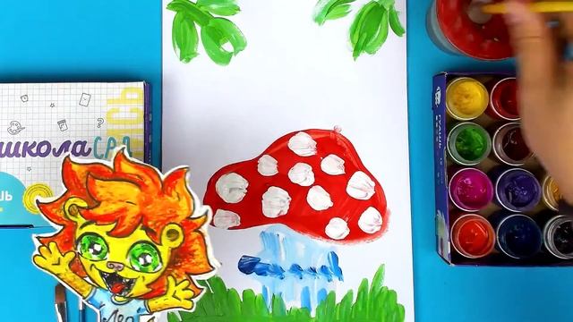 Гусеница и Алиса в стране чудес - урок рисования смотреть онлайн