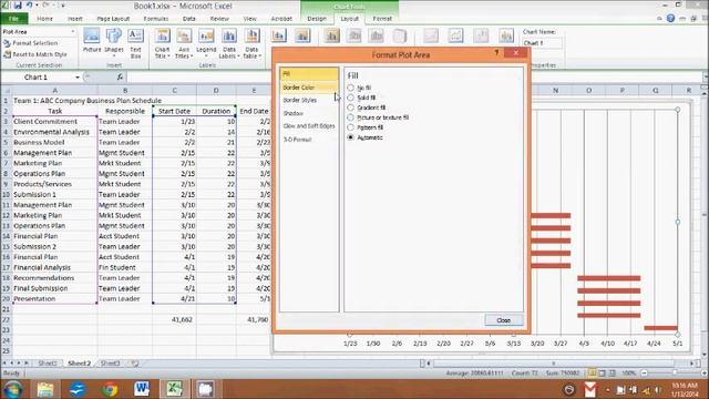 Excel 2010 Gantt General смотреть онлайн