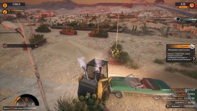 дима монвер открыл заправку! (в долг) и ему уничтожили туалет! Gas Station Simulator смотреть онлайн