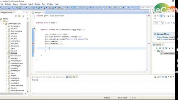 Java Tutorial: Fibonacci Series in JAVA program.