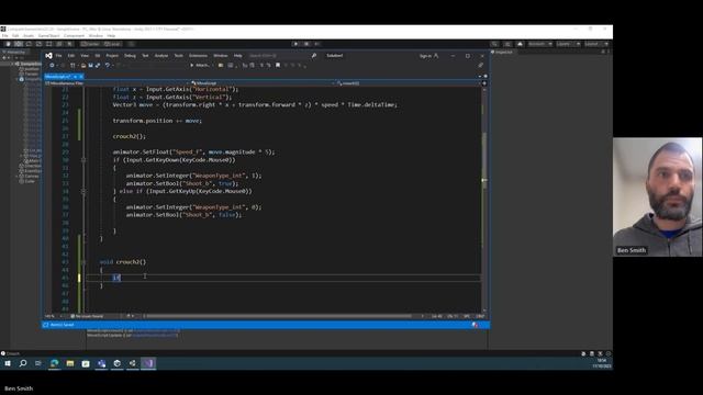 5.1 - Crouching character, hidden dragon! (Unity Animations and C# functions for beginners) смотреть онлайн