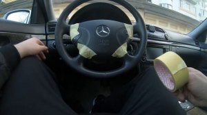 Красим Кожаный Руль W211 Жидкая Кожа Ремонт Руля Краска Для Кожи Самый Бюджетный Способ СвоимиРукам