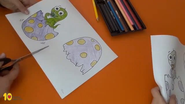 Поделка "Яйцо Динозавра" для детей смотреть онлайн