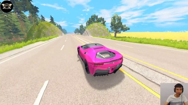HT Gameplay # 66 | Bus & Big Small Cars vs Speed Bumps Crash Giant Pit смотреть онлайн
