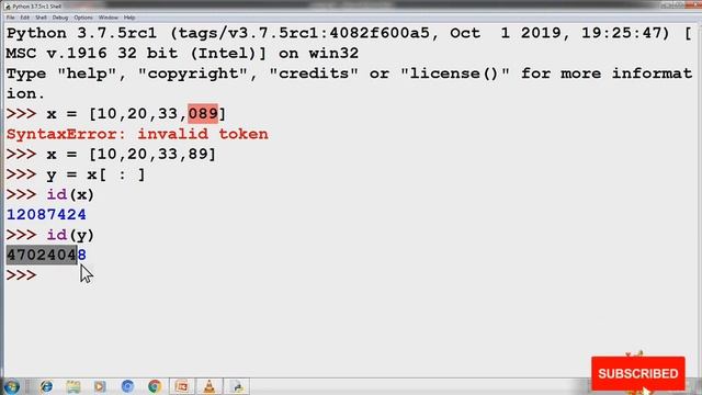 #10 #OLevel #ALevel #python | #cloning of #list in #hindi | #slice & #copy() #sequence #datatype смотреть онлайн