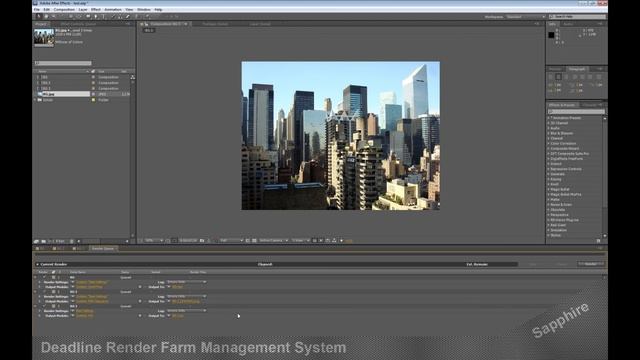 Настройка сетевого рендера Deadline. Часть 2. After Effects смотреть онлайн