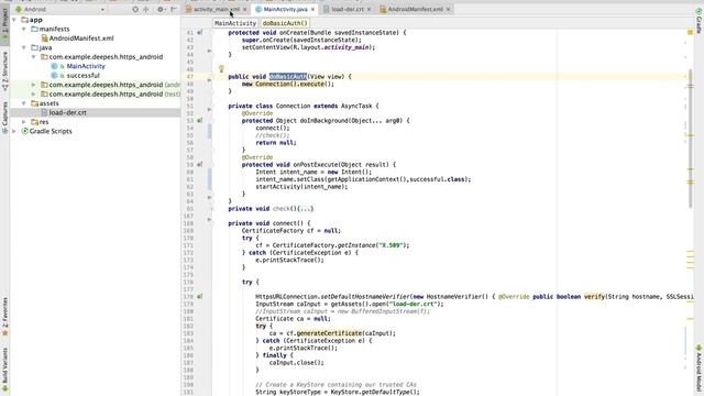 Basic Auth in Android Apps with HTTPS and SSL Secure connection (Manually) смотреть онлайн