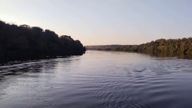 Осенняя река с теплохода "Иван Ципулин". Экскурсия "Окские истории". смотреть онлайн
