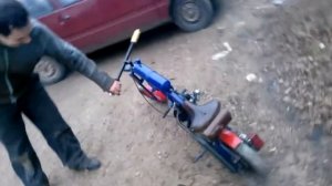 Мопед из бензопилы дружба