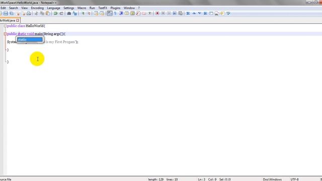 Java Hello World First Program – Java Programming Tutorial смотреть онлайн