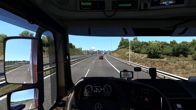 [ETS2 1.49.2] Mercedes-Benz Actros MP3 by Dotec, Winterland-Zaragoza смотреть онлайн