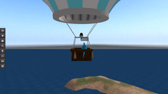 На большом воздушном шаре , голубенького цвета .... смотреть онлайн