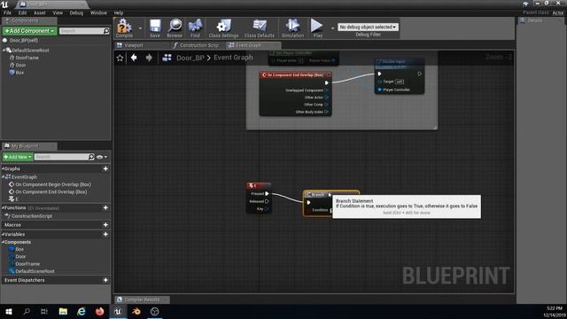 Unreal Engine 4 Beginner Tutorial Simple Open/Close Door using E key Blueprint in 5 minutes смотреть онлайн