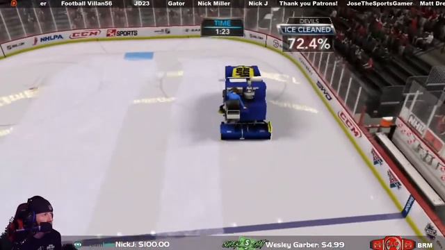 Getting 100% on the Zamboni! NHL 2k10 смотреть онлайн
