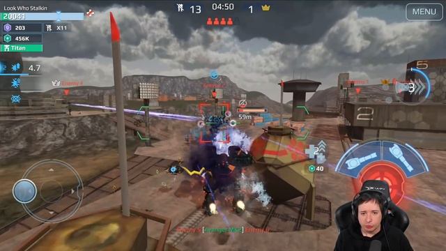 OROCHI at FREE FOR ALL Deleting Everyone - War Robots Mk2 Gameplay WR смотреть онлайн