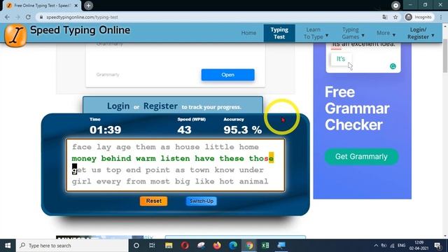 Check Your Typing Speed Online | Best Typing Speed Software for JOA IT | Speed Typing Online смотреть онлайн