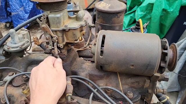 46 47 48 Ford Flathead V8 Running On Test Stand смотреть онлайн