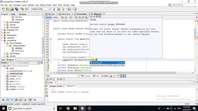 Text Chat Application Using JAVA With TCP protocol 6 смотреть онлайн