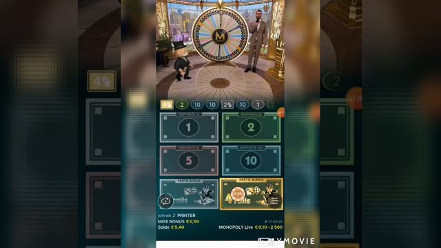 Monopoly live! Je tombe sur 4Rolls,2Rolls et Chance 😲😲🤩💰 смотреть онлайн