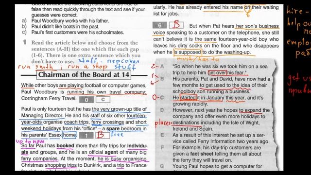 Enterprise Intermediate+ | WB | Unit1 | текст Chairman Of The Board -2