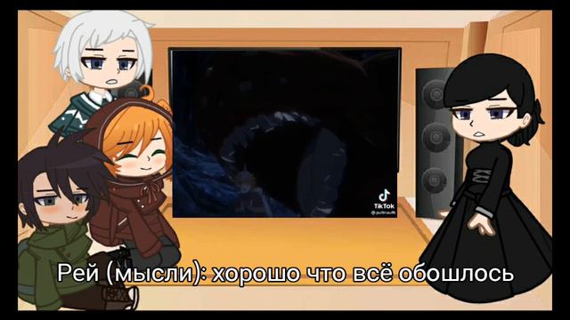 //обещанный неверленд реакция персонажей на видео з тт// смотреть онлайн
