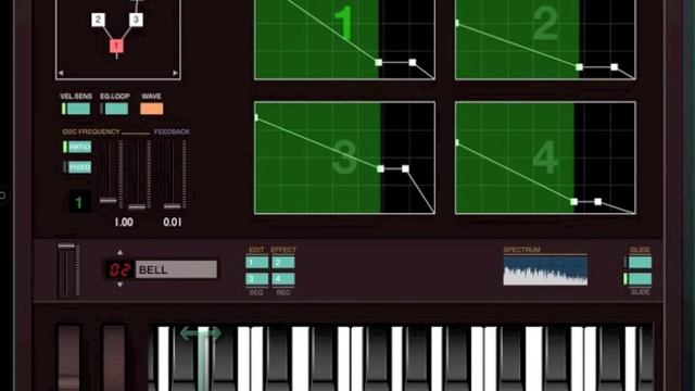 DXi FM synthesizer version 3.1.0 on iPad смотреть онлайн