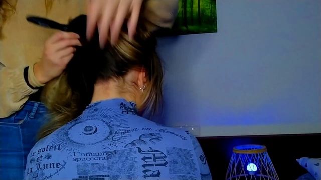 ASMR Fast And Aggressive Scratching Combo On Scalp, Back, Front (nails, Comb, Fabric) No Talking