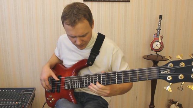 Валенки-валенки (Cover) на бас-гитаре + Boss RC-3 (Russian folk songs) Соло на бас-гитаре смотреть онлайн