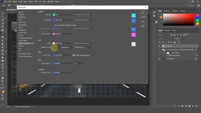 Как сделать РАЗМЕТКУ в Photoshop за 5 секунд✅ смотреть онлайн