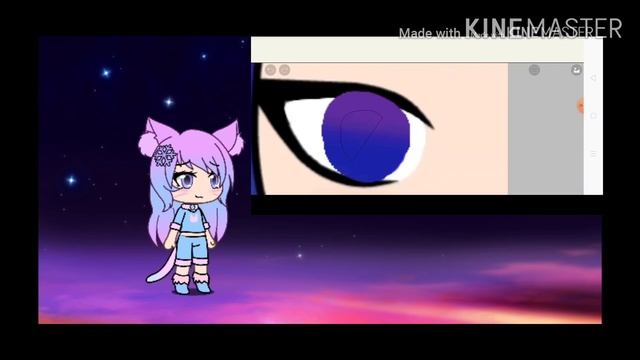 БЫСТРАЯ И ЛЕГКАЯ ОБРАБОТКА ГЛАЗ/Gacha Live/Как сделать космические глаза за 5 мин