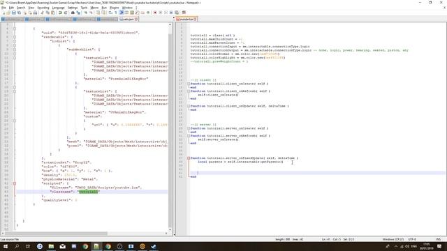 SCRIPTING your own part! #ScrapMechanic LUA TUTORIAL! смотреть онлайн
