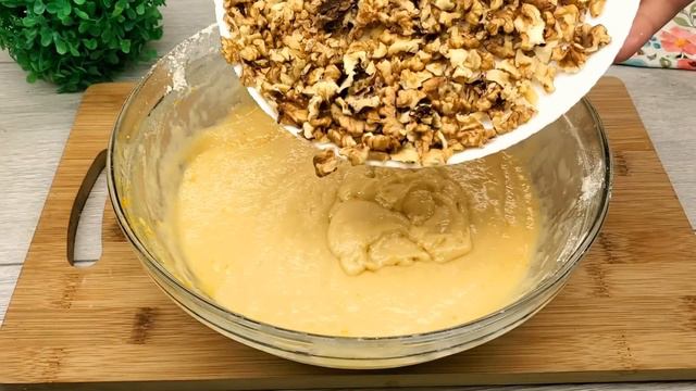 Das Einfachste Und Leckerste Kuchenrezept  Kuchen In 10 Minuten  Nusskuchen