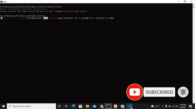 How To Integrate Laravel Breeze With Laravel 8 | Demo Laravel Breeze смотреть онлайн