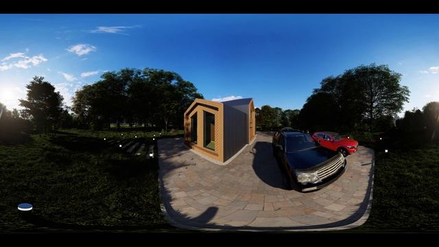 Дом 50м². Барнхаус. Проект Барн 1B4. 360° Virtual Reality. Скачать проект.www.barncity.ru (Точка №4 смотреть онлайн