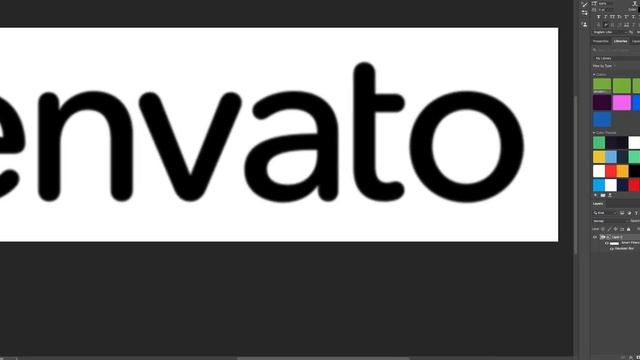 Convert a Low Resolution Logo into a High Res Vector Graphic in Photoshop смотреть онлайн