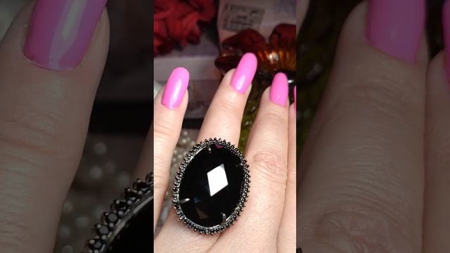 Чёрная Оникс Шпинэль ??? Родий Серебро ? Скриншот Вотсап+7 928 394 26 55... смотреть онлайн