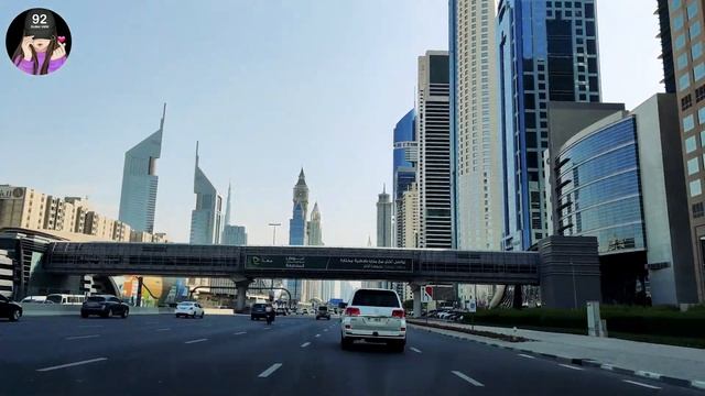 Sheikh Zayed Road #Dubai Driving Tour 2021#dubai ??? смотреть онлайн