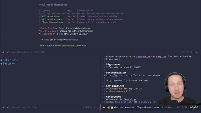 How to Create and Manage Multiple Windows - Emacs Tips смотреть онлайн