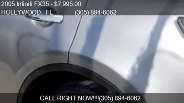 2005 Infiniti FX35 Base Rwd 4dr SUV for sale in HOLLYWOOD, F смотреть онлайн
