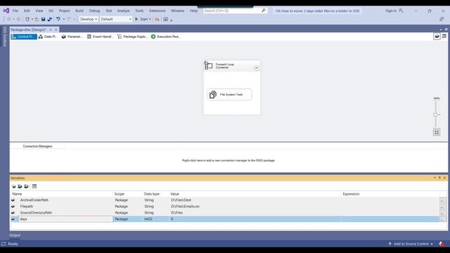 136 How to move 3 days older files to a folder in SSIS смотреть онлайн