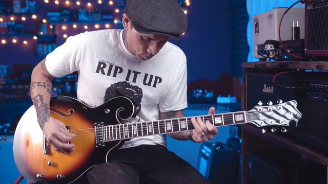 Eastwood Guitars MRG Baritone Guitar Demo With RJ Ronquillo