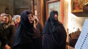 День памяти прп.  Гавриила (Ургебадзе) в монастыре Самтавро.