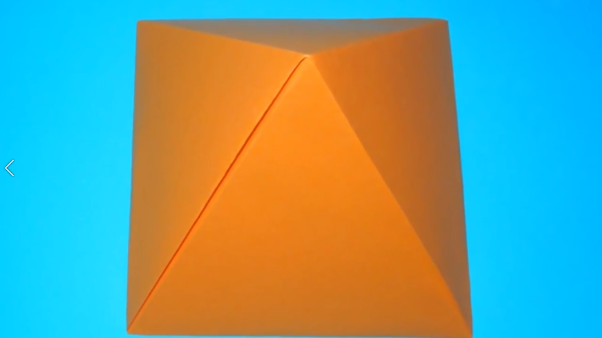 Как сделать пирамиду Фараона из бумаги. Оригами пирамида из бумаги.mp4 смотреть онлайн