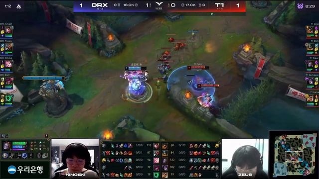 DRX Vs. T1 игра 3 UDYR СИЛЕН | LCK Spring Split 2021 Чемпионат Корея | SK Telecom 1 Vs DRX