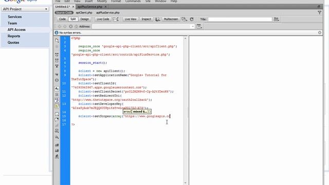Google+ API Tutorial - A bit of code and more [3] смотреть онлайн