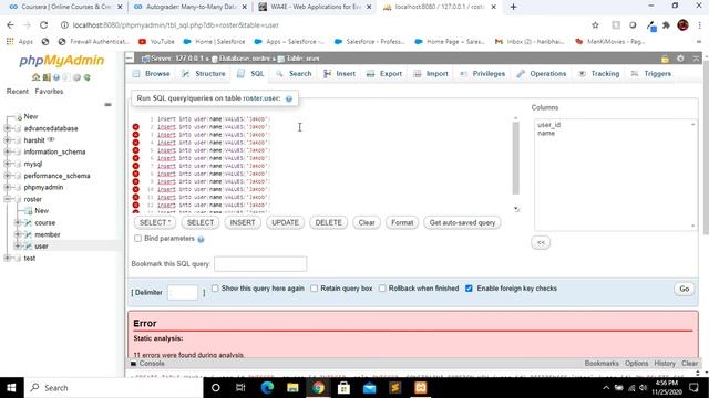 Coursera Introduction to Structured Query Language (SQL) week 4 Graded tool solution IN HINDI смотреть онлайн