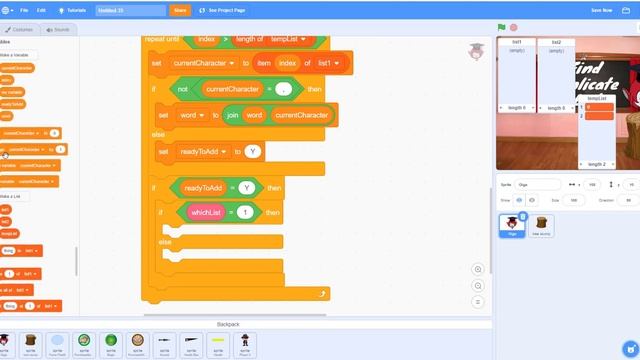 Scratch Tutorial | Find Duplicate In Lists | scratch how to find duplicate between 2 lists смотреть онлайн