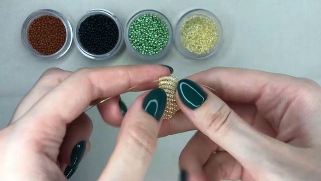 Как сделать Грушу из бисера и проволоки? Фигурка фрукта параллельным плетением