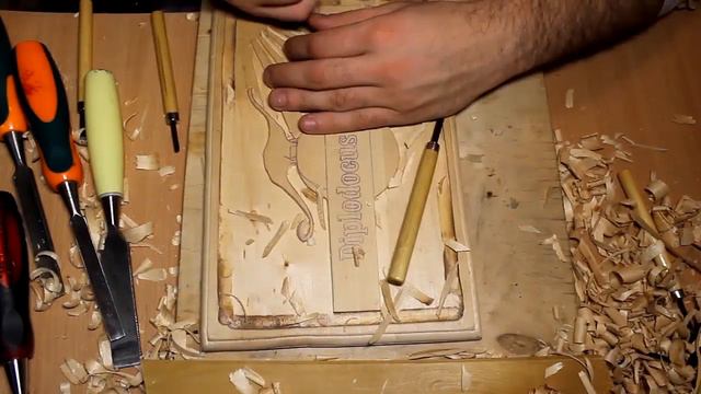 DIY Резьба по дереву Панно "Диплодоки на марсе" /DIY Panno "Diplodocus on Mars" смотреть онлайн