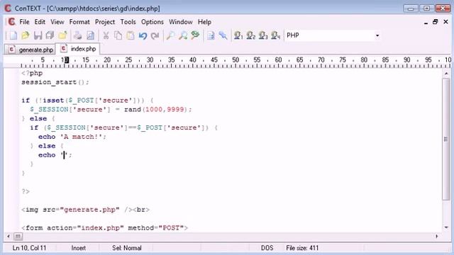 Beginner PHP Tutorial 167 Creating Captcha Image Security Part 4 flv смотреть онлайн